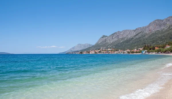 Gradac, mar Adriático, Makarska Riviera, Dalmácia, Croácia — Fotografia de Stock