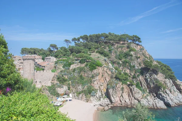 Tossa de Mar,Costa Brava,Catalonia,mediterranean Sea,Spain — Stock Photo, Image