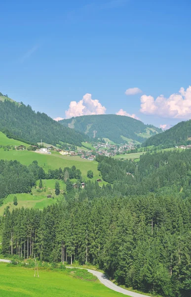 Wildschoenau, Oberau, Tirol, Alpen, Oostenrijk — Stockfoto