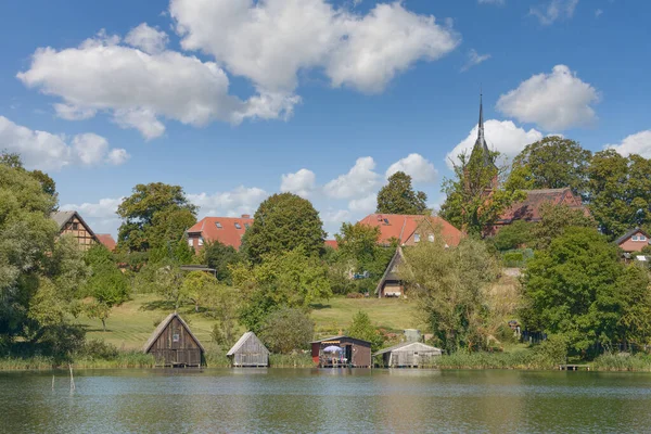 Aldeia Wustrow Mecklenburg Lake District Alemanha — Fotografia de Stock