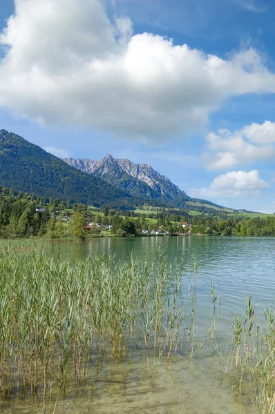 Lake Walchsee Tirol Áustria — Fotografia de Stock