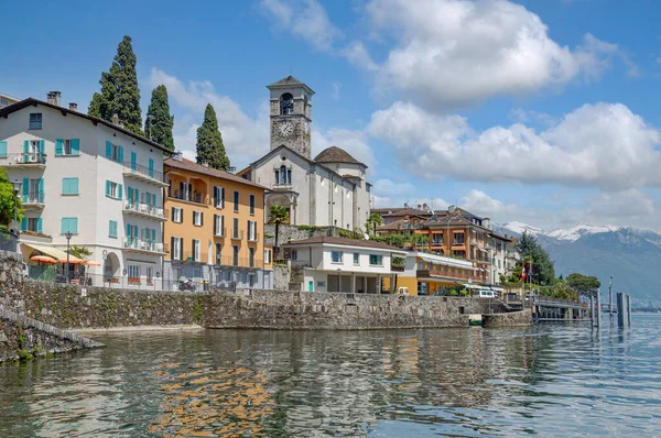 Brissago Lago Maggiore Cantão Ticino Suíça — Fotografia de Stock