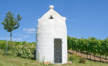 Trullo in Vineyard,Rhinehessen wine region,Germany clipart