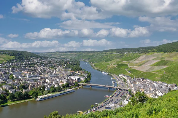 Bernkastel Kues Mosel River Mosel Valley Γερμανία — Φωτογραφία Αρχείου