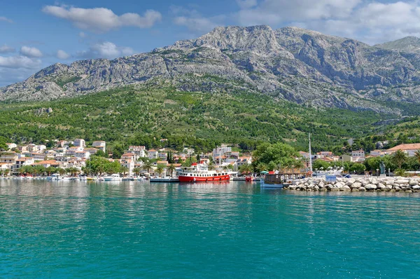 Baska Voda Makarska Riviera Αδριατική Θάλασσα Περιοχή Δαλματία Κροατία — Φωτογραφία Αρχείου
