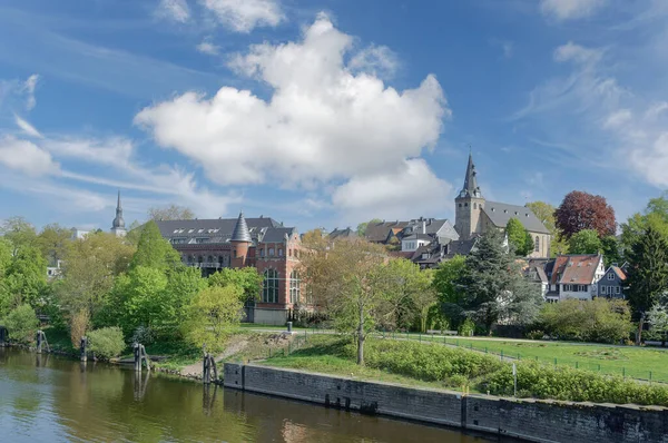 Kettwig Ruhr River Ruhrgebiet Severní Porýní Vestfálsko Německo — Stock fotografie