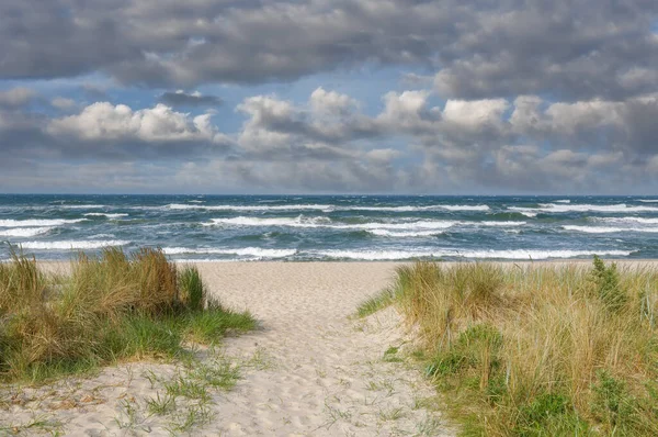 Beach Baabe Ruegen Baltic Sea Mecklenburg Vorpommern Germany — Stock Photo, Image