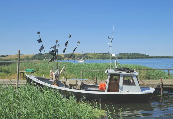 Традиційний рибальський човен, острів Руеген, Німеччина — стокове фото