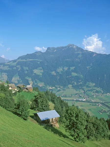 Zillertal τουριστική διαδρομή, Tirol, κοιλάδα Zillertal, Αυστρία — Φωτογραφία Αρχείου