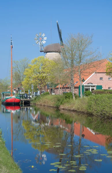 Idylické oblasti East Frisia — Stock fotografie