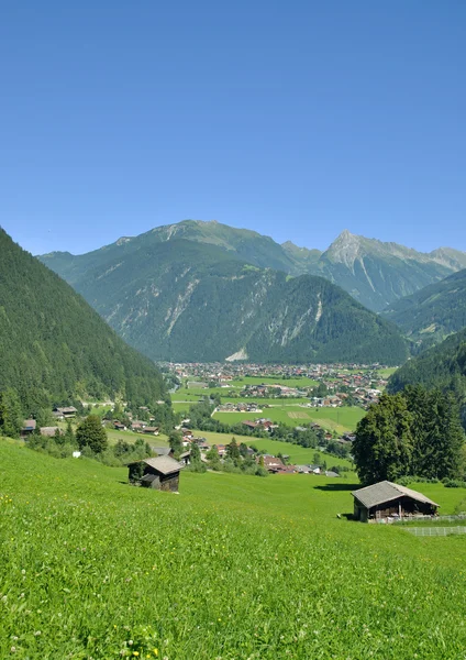 Mayrhofen im Zillertal, Tirol, Alps, Austria — стоковое фото
