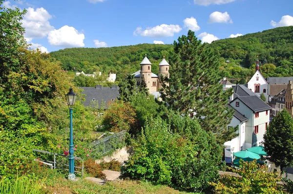 Vue de Bad Muenstereifel à Eifel, parc national de l'Eifel, région de l'Eifel, Allemagne — Photo