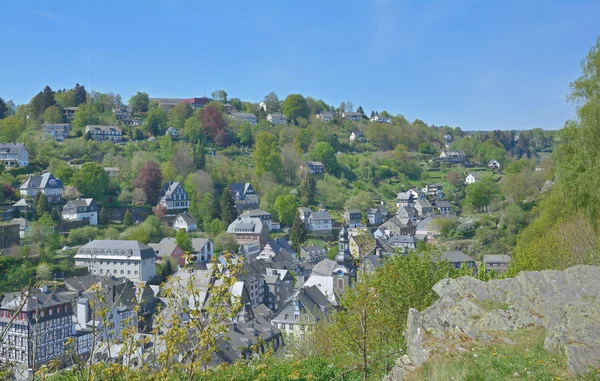 Monschau,, Eifel, Eifel Nemzeti Park, és Lieserpfad, Németország — Stock Fotó