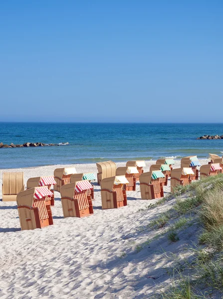 Wustrow Beach, a Balti-tenger, Mecklenburg-Nyugat Pomerania, Németország — Stock Fotó