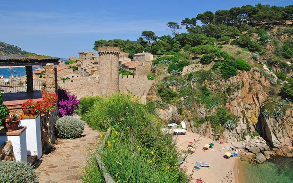 Tossa de Mar, Mar Mediterráneo, España —  Fotos de Stock