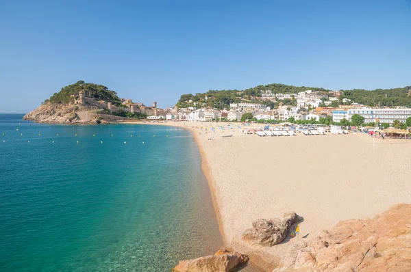 Beach of Tossa de Mar,mediterranean Sea,Spain — Stock Photo, Image