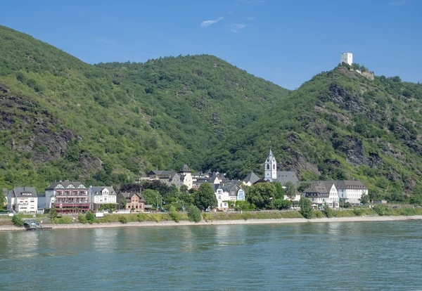 Kamp-Bornhofen,Rhine River,middle Rhine Valley,Germany — Stock Photo, Image
