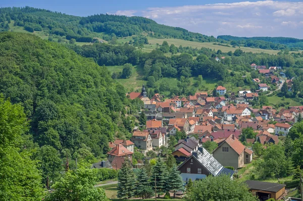 Steinbach поблизу Bad Liebenstein, Тюрінгії лісового, Тюрінгії, Німеччина — стокове фото