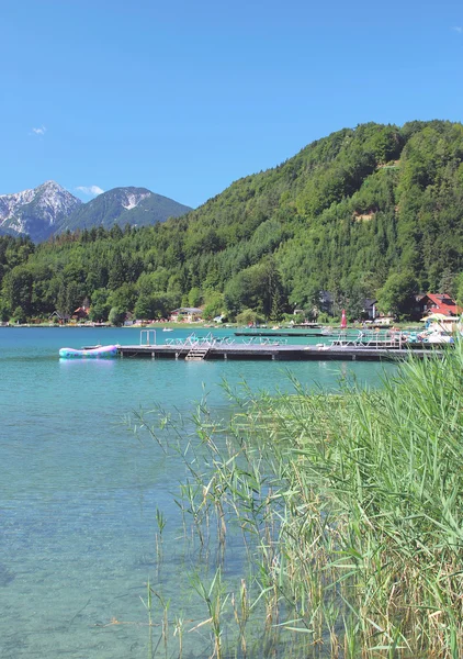 Lago Klopeiner See, Carintia, Austria — Foto de Stock