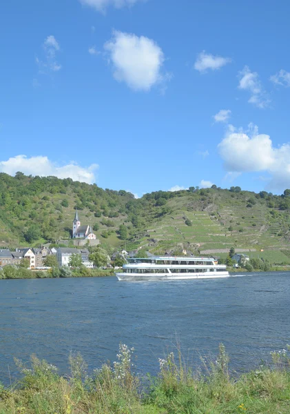 Hatzenport, Mosel River, Mosel Valley, Rhénanie-Palatinat, Allemagne — Photo