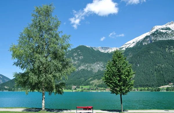Озеро Ахензее, Тіроль, Альпи, Австрія Стокове Фото