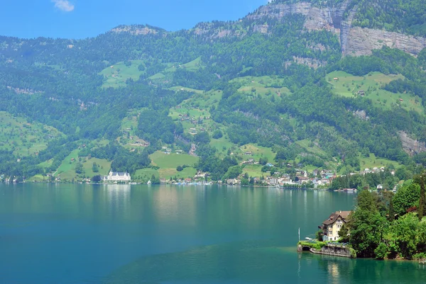 Vitznau, Dört kanton Gölü, Lucerne Canton, İsviçre — Stok fotoğraf