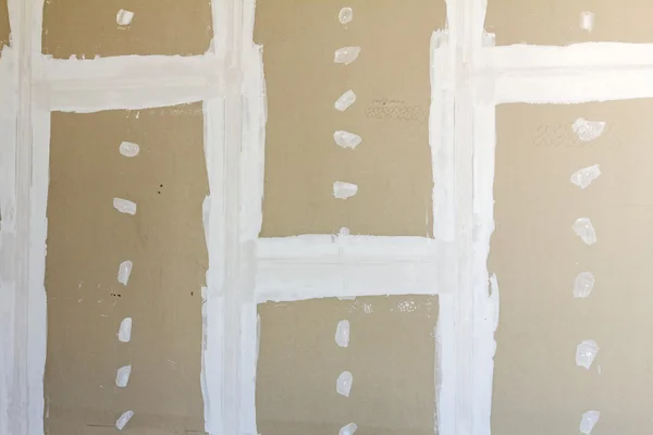 The plasterboard wall — Stock Photo, Image
