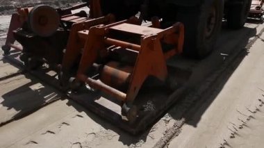 plaka Kompaktör kamyona monte edilmiş kapatmak.