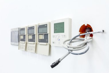Modern dijital elektronik termostat, İklim kontrol sistemi.