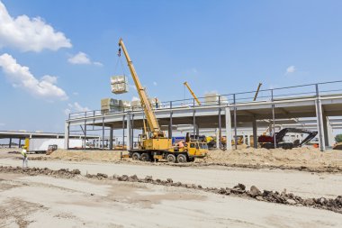 Vinçler-Mobil vinç cam yünü çatı büyük u paketi yükseltme