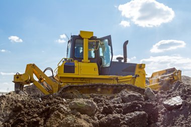 Ağır caterpillar inşaat makine