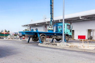 Genişletilmiş yan Avara Demiri sabitleyici kamyonla mo için destek vermek