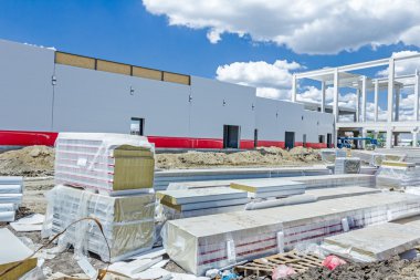Bina kompozit panel duvarları kazıklı yalıtım yığını 