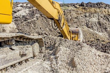Kimlerin çalıştığı, Ekskavatör caterpillar inşaat si görüntüleyin