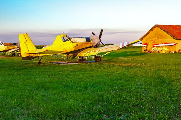 Vintage Propeller flygplan — Stockfoto