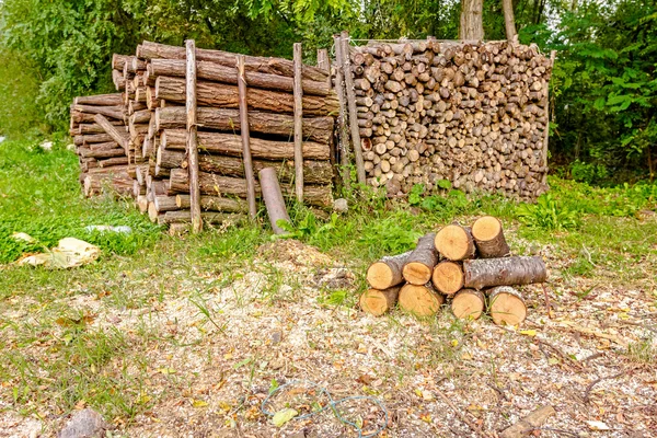 Pile of wood — Stock Photo, Image