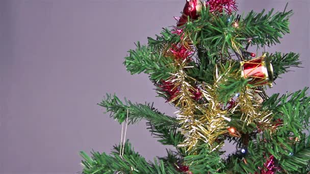 Bonne petite fille dans le chapeau de Père Noël 