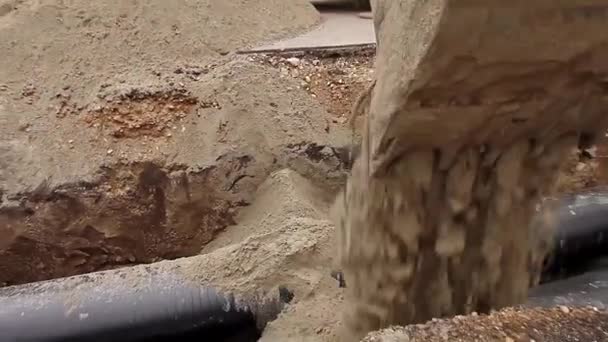 挖掘机在行动 — 图库视频影像