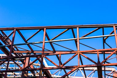 Kırsal terkedilmiş çelik konstrüksiyon