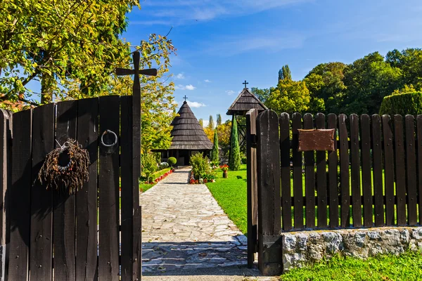 Old wooden holy place — Stock Photo, Image