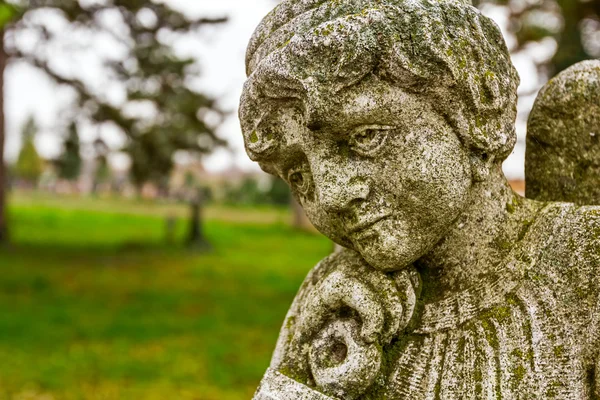 Portrait of a sad angel — Stock Photo, Image