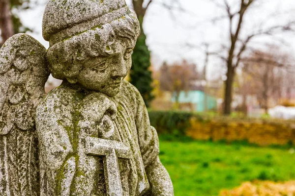 Portrait of a sad angel — Stock Photo, Image