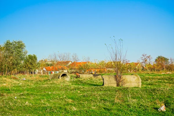 Tuyaux en béton — Photo