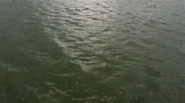 Nehir, sakin su yüzeyine.
