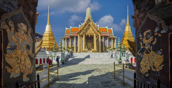 Wat Phra Kaew Templo Antigo Bangkok Tailândia — Fotografia de Stock