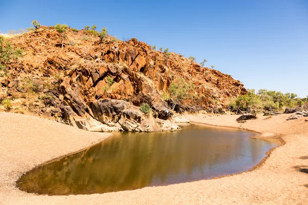 Remote Peaceful Mary Pool Mary River Nearest Big Town Fitzroy — Stock Photo, Image