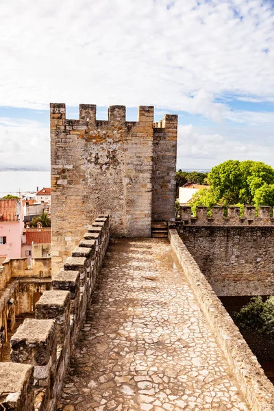 Saint George Castle Historic Castle Portuguese Capital Lisbon Dates Least — Stock Photo, Image