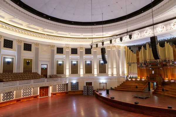 Brisban Prefeitura Auditório Principal Seu Desenho Circular Com Pilastras Caneladas — Fotografia de Stock