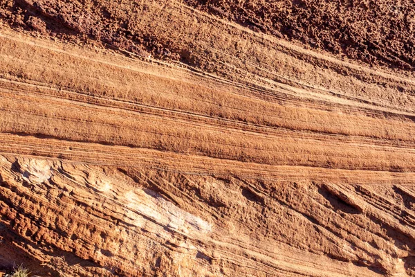 Eroze Geologický Proces Při Kterém Zeminy Opotřebovávají Přepravují Přírodními Silami — Stock fotografie