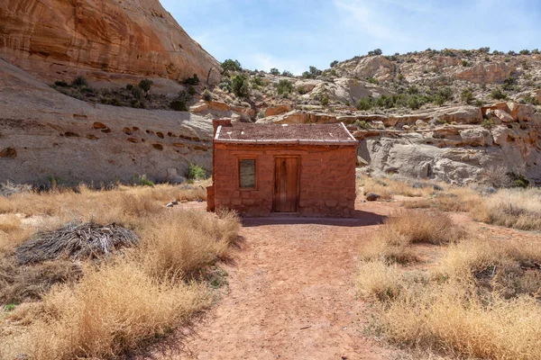 Behunin cabin. The Behunins lived there for only a year, leaving for Fruita after a flood threatened the house and its fields.and represents the most intact example of a settler cabin in Capitol Reef National Park